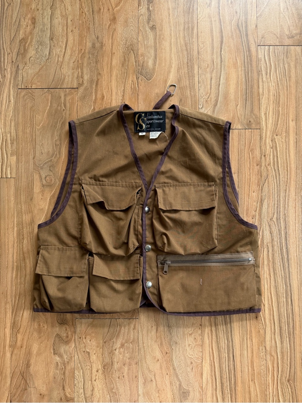 Vintage 70s Columbia fishing hunting vest